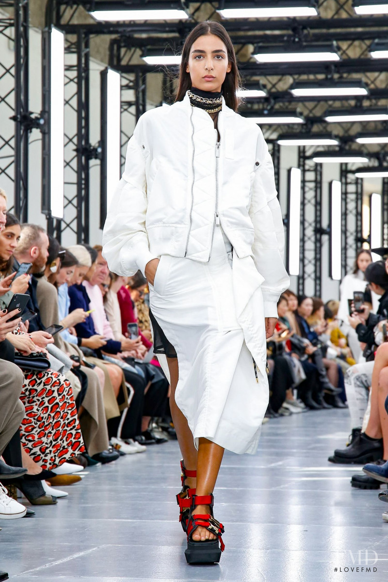 Nora Attal featured in  the Sacai fashion show for Spring/Summer 2020