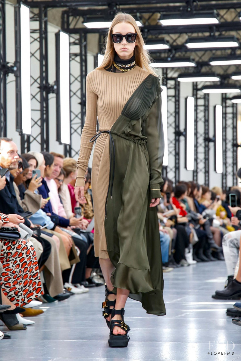 Silte Haken featured in  the Sacai fashion show for Spring/Summer 2020
