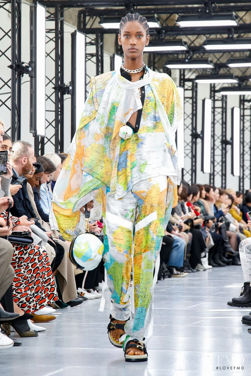 Lissandra Blanco featured in  the Sacai fashion show for Spring/Summer 2020