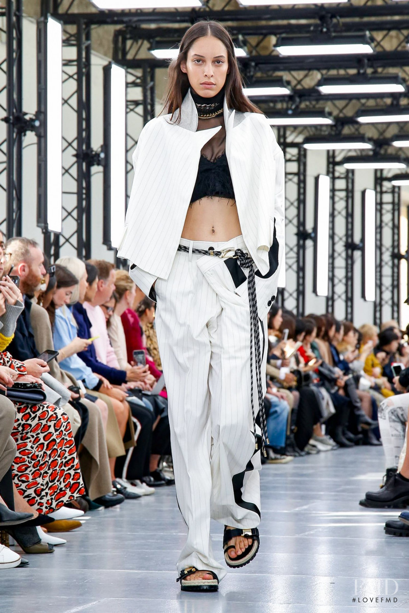 Alice Morgan featured in  the Sacai fashion show for Spring/Summer 2020