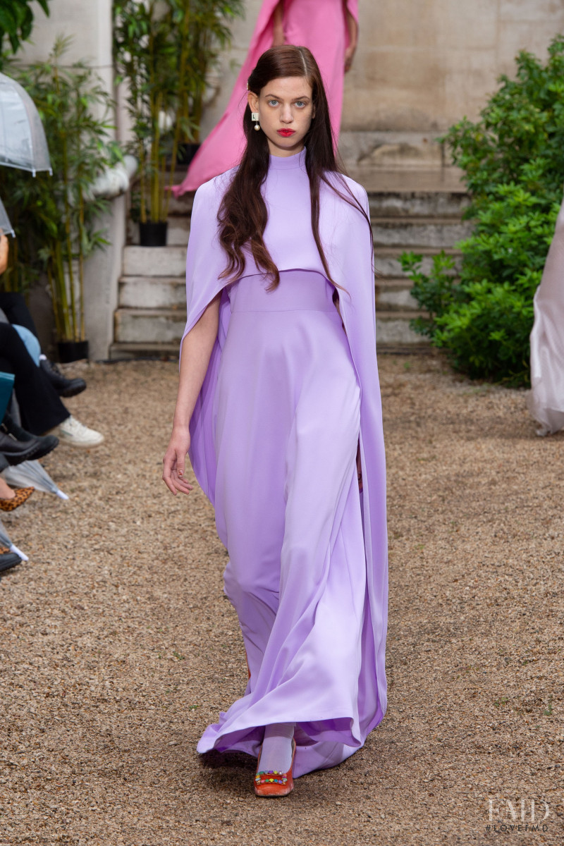 Lily McMenamy featured in  the Paul et Joe fashion show for Spring/Summer 2020