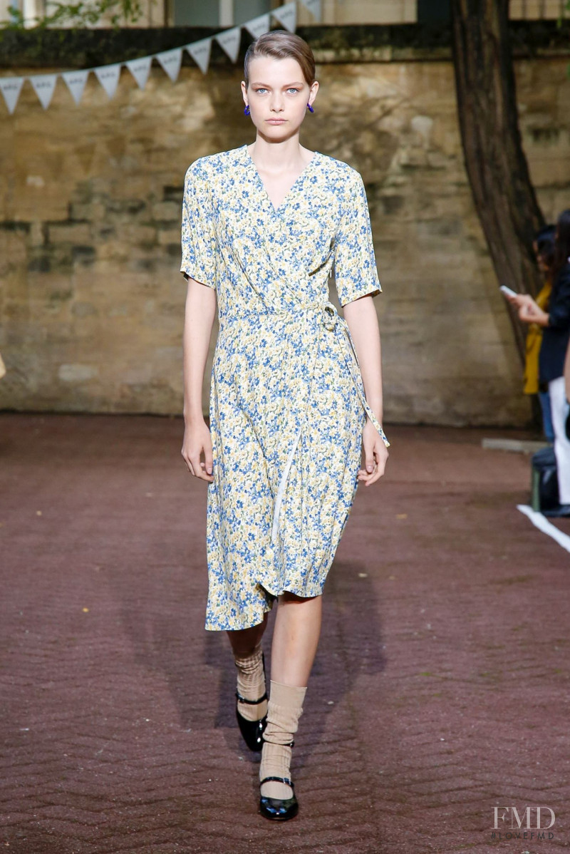 Louise Robert featured in  the A.P.C. fashion show for Spring/Summer 2020