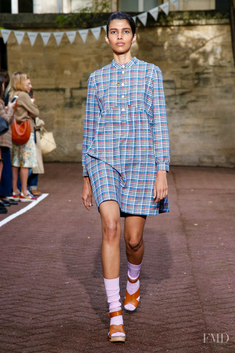 Pooja Mor featured in  the A.P.C. fashion show for Spring/Summer 2020