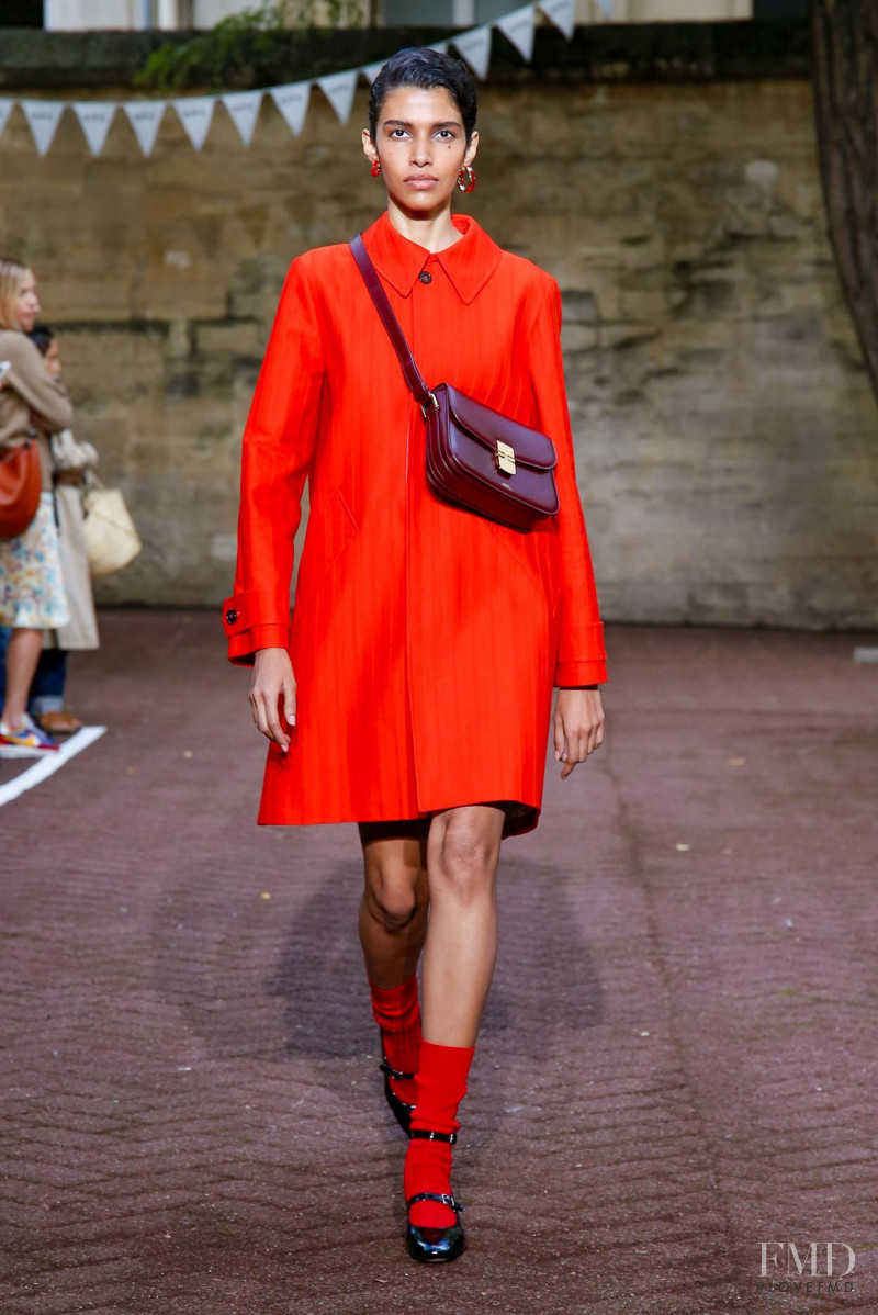 Pooja Mor featured in  the A.P.C. fashion show for Spring/Summer 2020