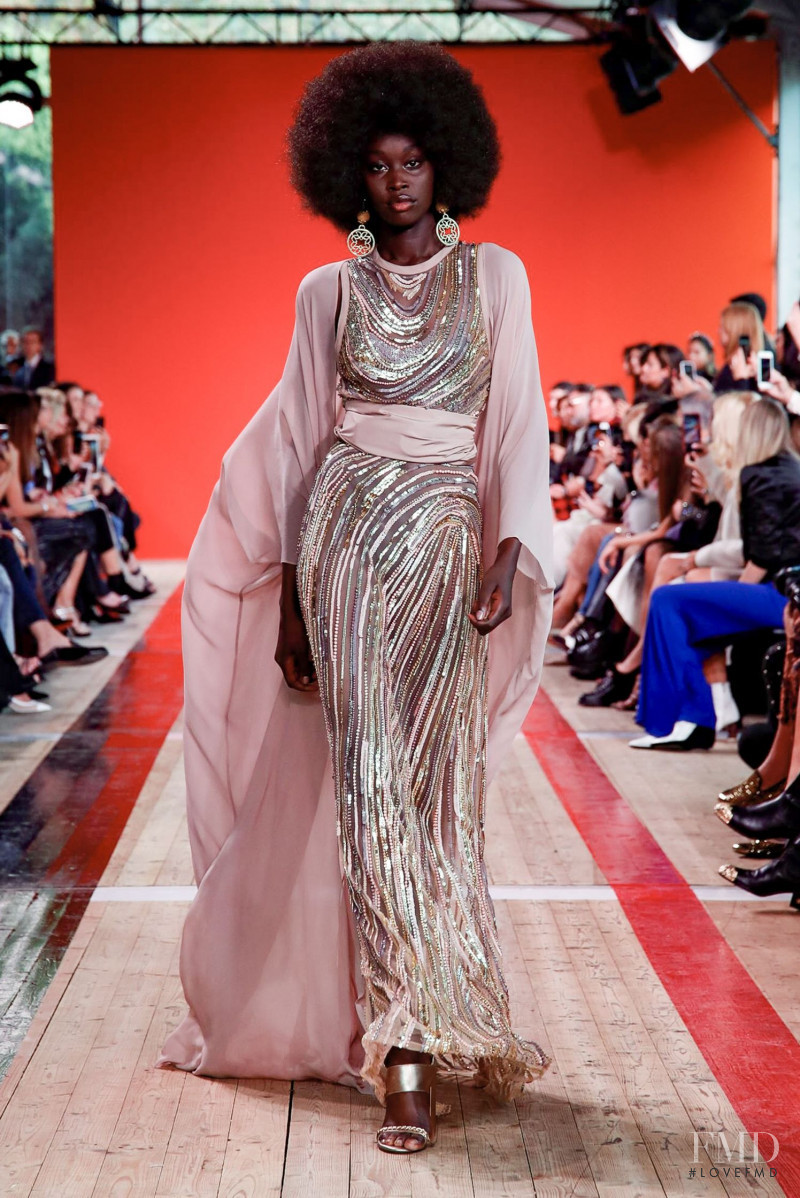 Sabah Koj featured in  the Elie Saab fashion show for Spring/Summer 2020