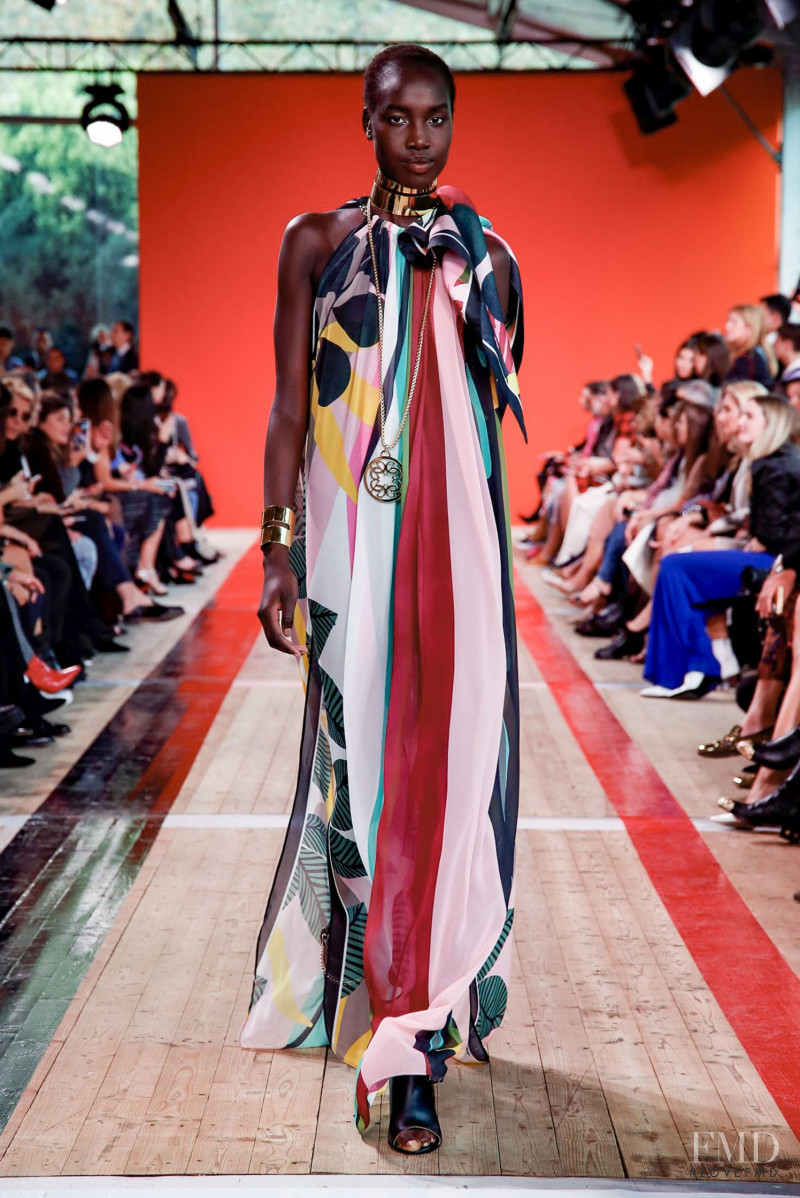 Nya Gatbel featured in  the Elie Saab fashion show for Spring/Summer 2020