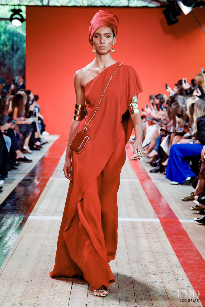 Mayara Moreno featured in  the Elie Saab fashion show for Spring/Summer 2020