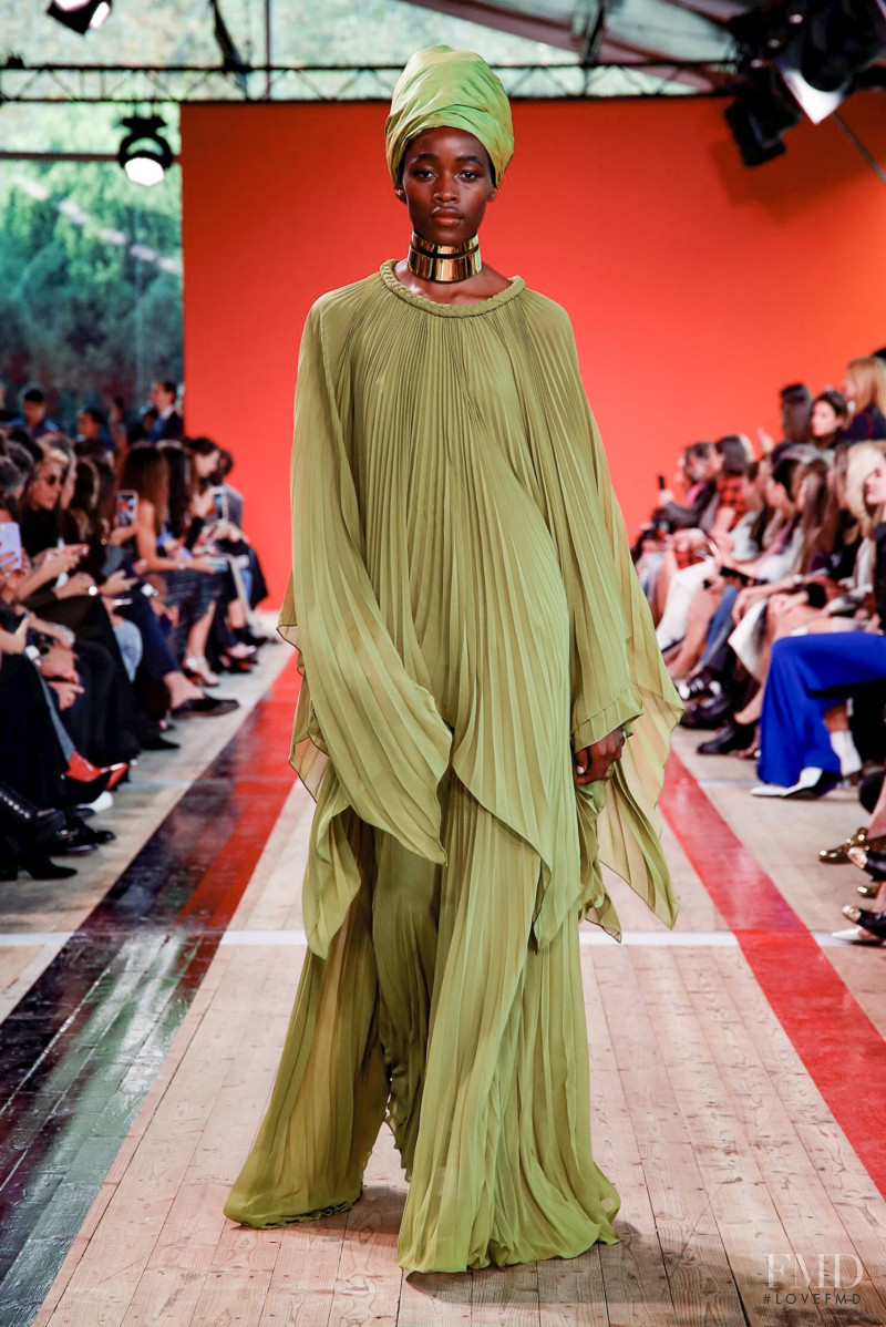Michele Opiyo featured in  the Elie Saab fashion show for Spring/Summer 2020