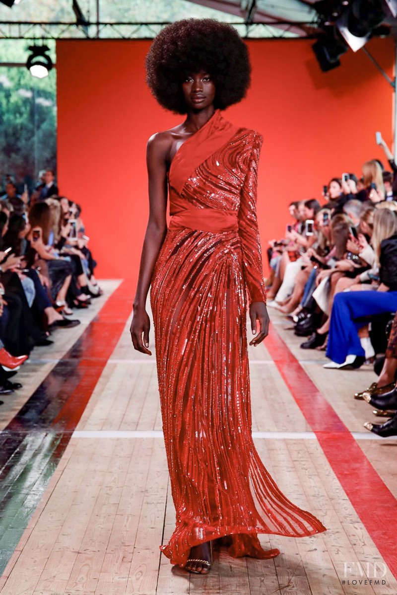 Fatou Jobe featured in  the Elie Saab fashion show for Spring/Summer 2020