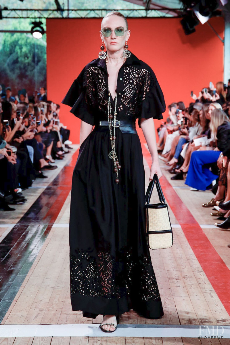 Vivien Feher featured in  the Elie Saab fashion show for Spring/Summer 2020