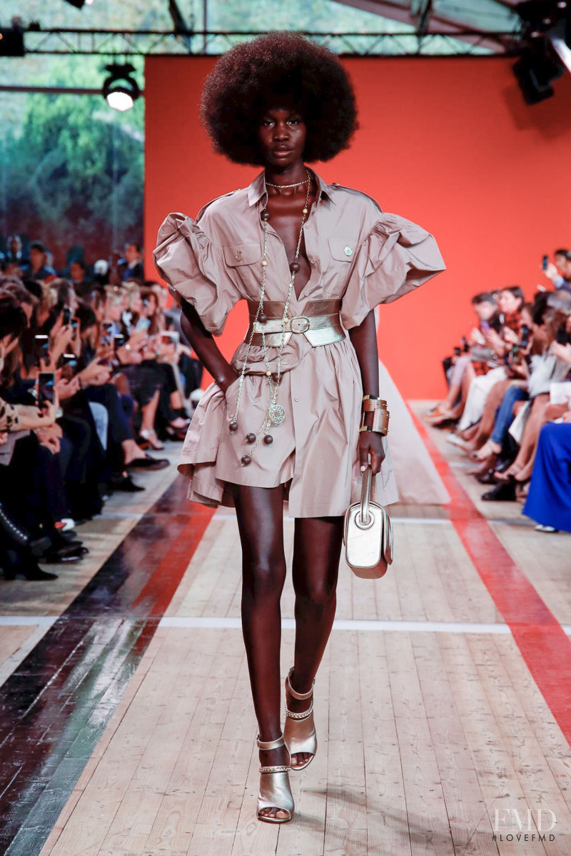 Adot Gak featured in  the Elie Saab fashion show for Spring/Summer 2020