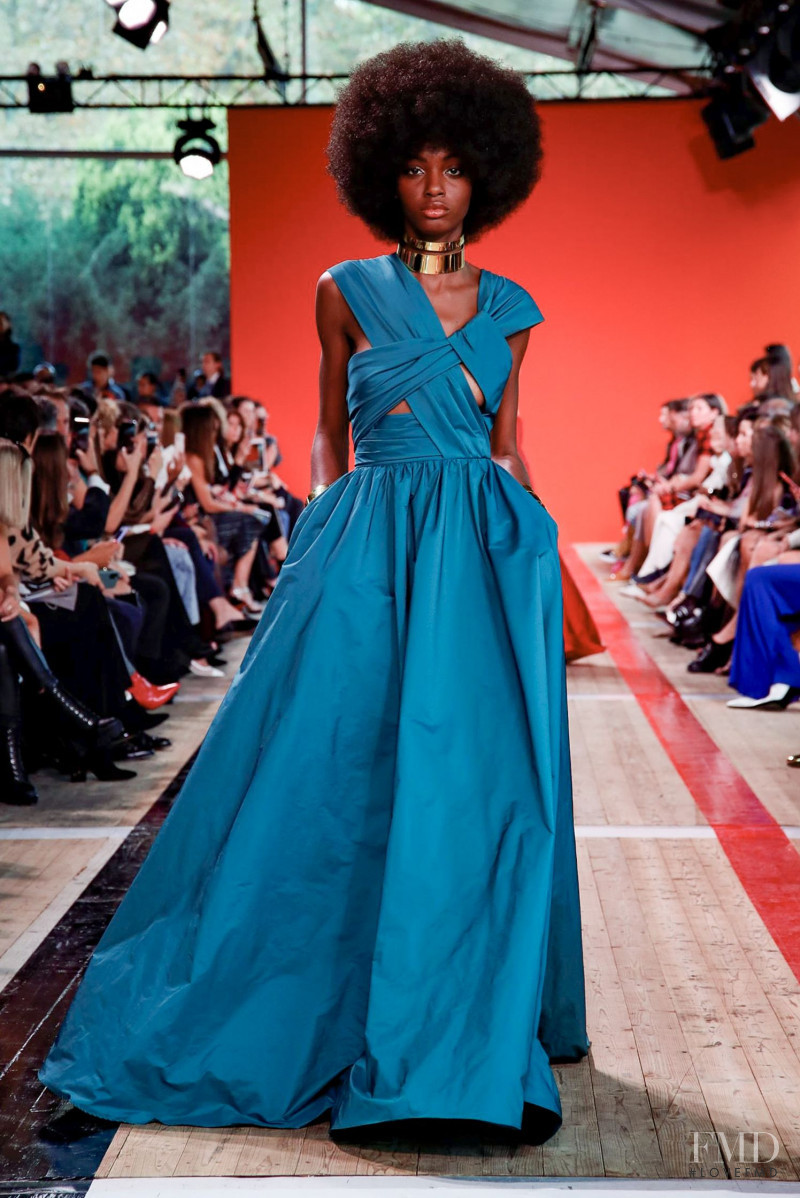 Laurina Lubino featured in  the Elie Saab fashion show for Spring/Summer 2020
