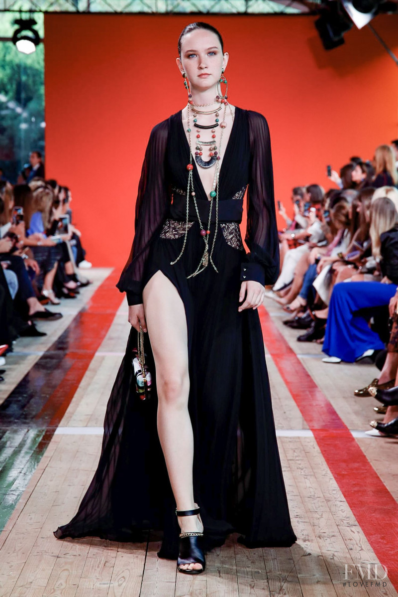 Polina Zavialova featured in  the Elie Saab fashion show for Spring/Summer 2020