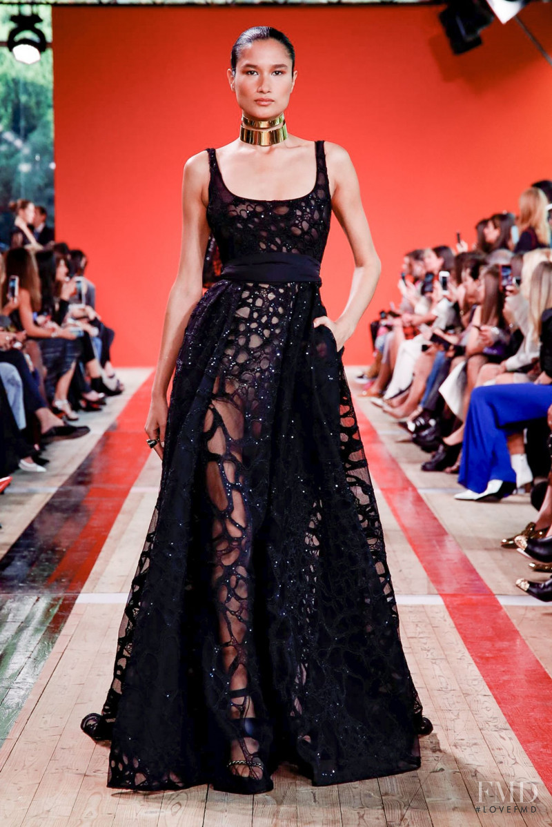 Varsha Thapa featured in  the Elie Saab fashion show for Spring/Summer 2020