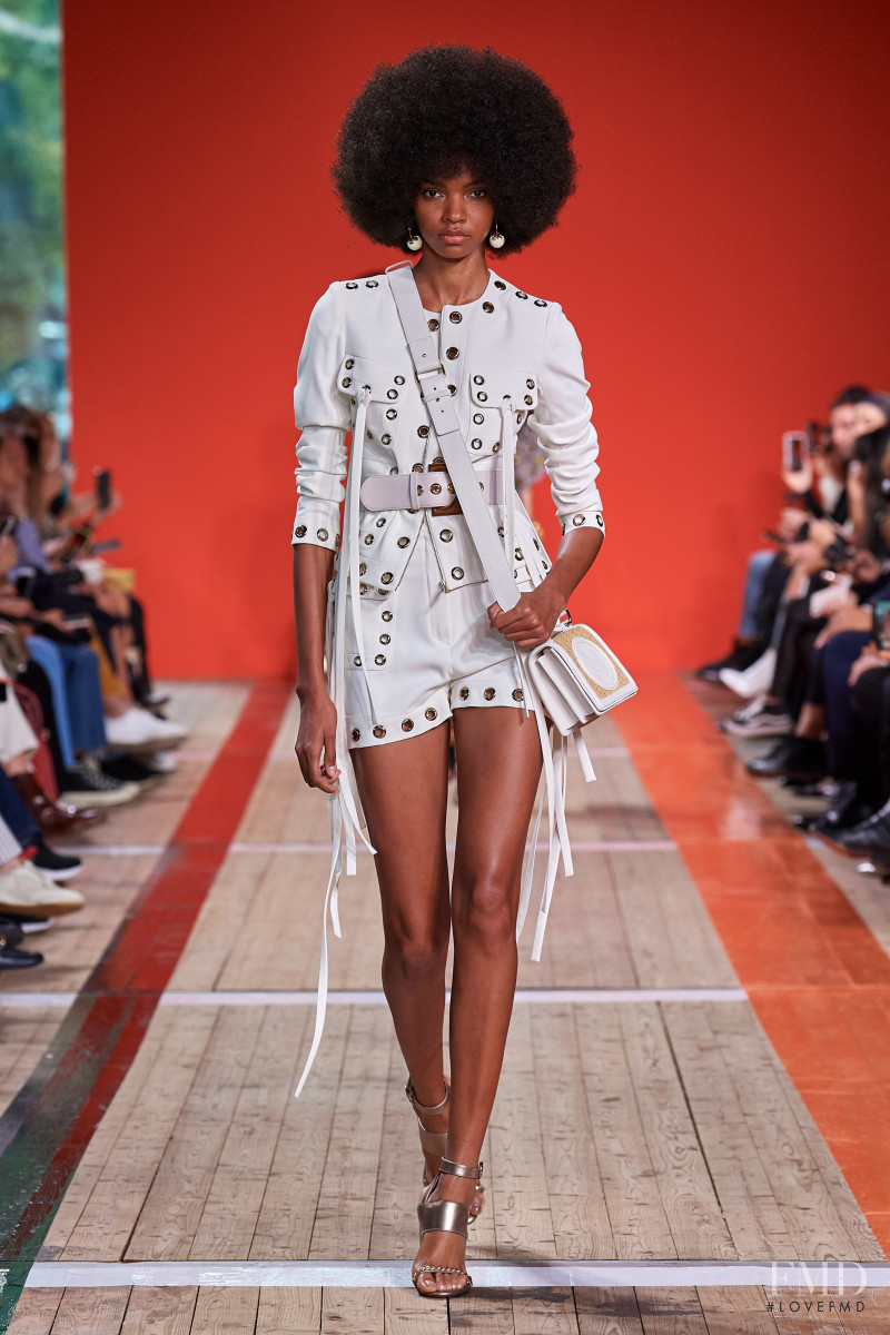 Djenice Duarte Silva featured in  the Elie Saab fashion show for Spring/Summer 2020