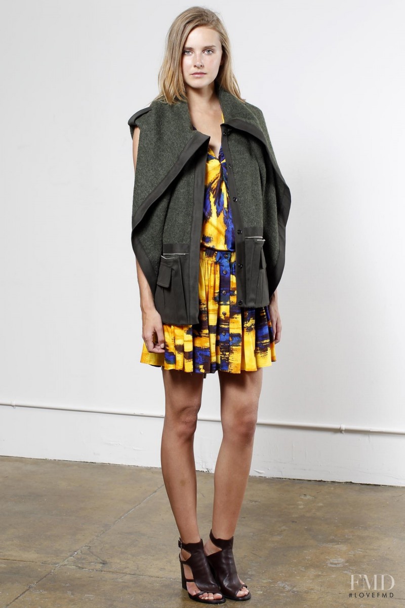 Lisanne de Jong featured in  the Thakoon lookbook for Pre-Fall 2011