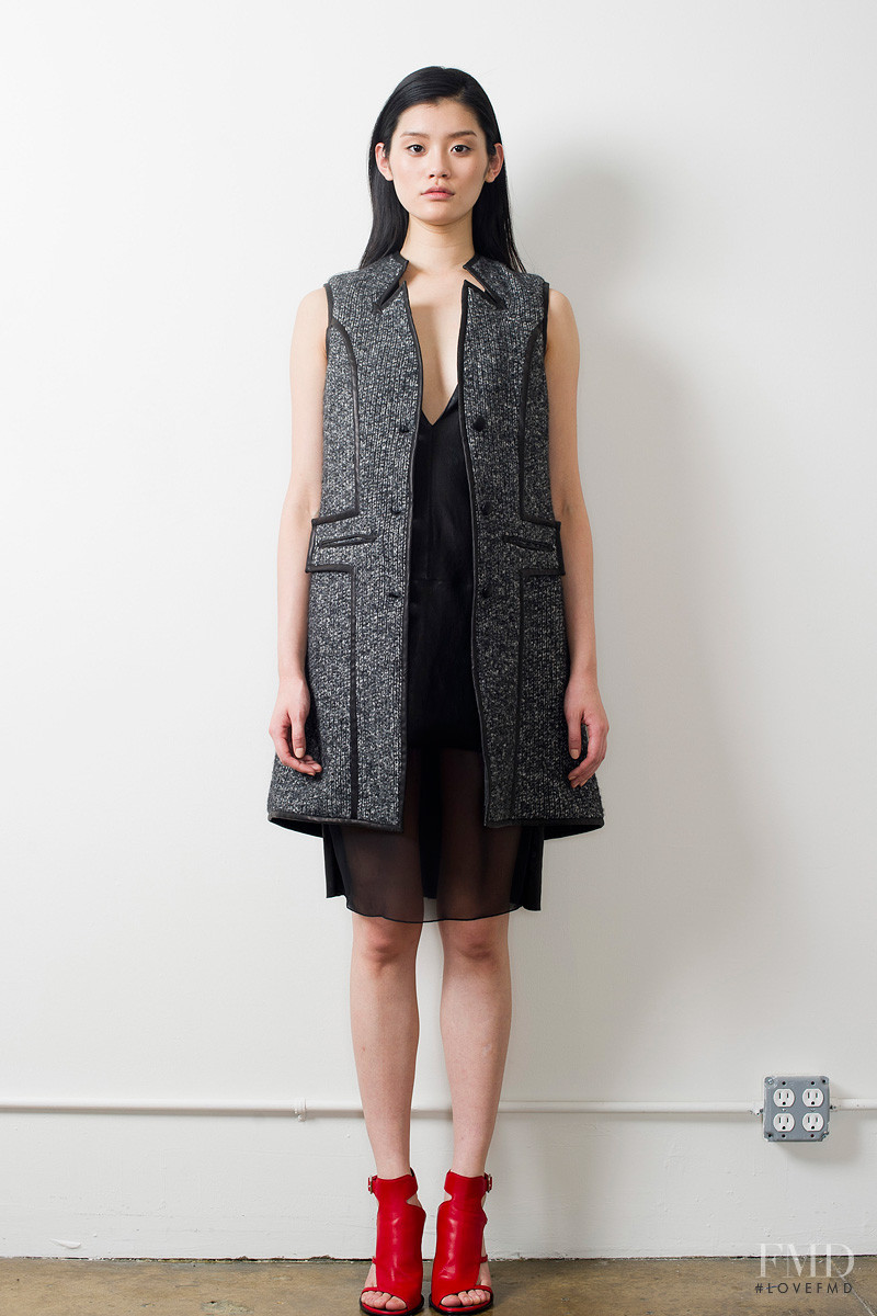 Ming Xi featured in  the Thakoon lookbook for Pre-Fall 2011