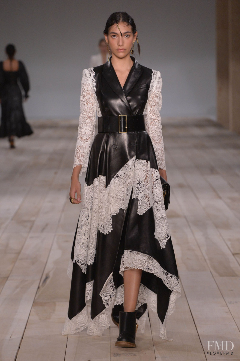 Nour Rizk featured in  the Alexander McQueen fashion show for Spring/Summer 2020