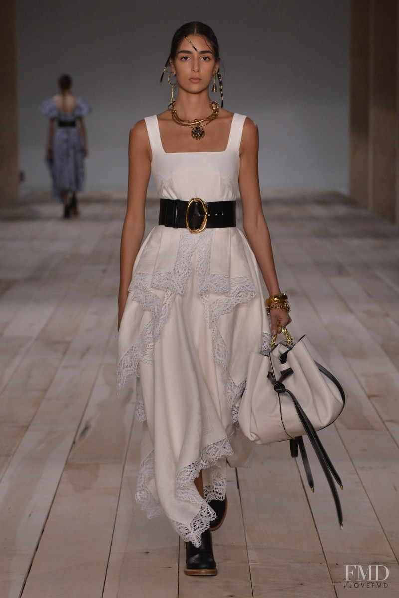 Nora Attal featured in  the Alexander McQueen fashion show for Spring/Summer 2020