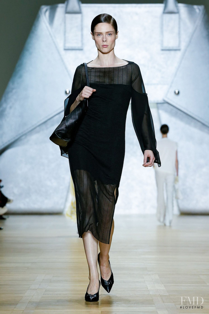 Coco Rocha featured in  the Akris fashion show for Spring/Summer 2020