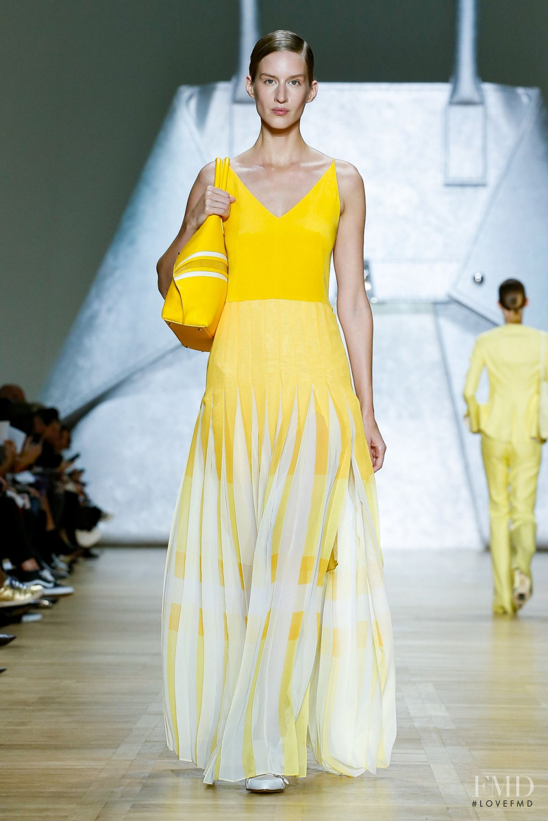Luca Adamik featured in  the Akris fashion show for Spring/Summer 2020