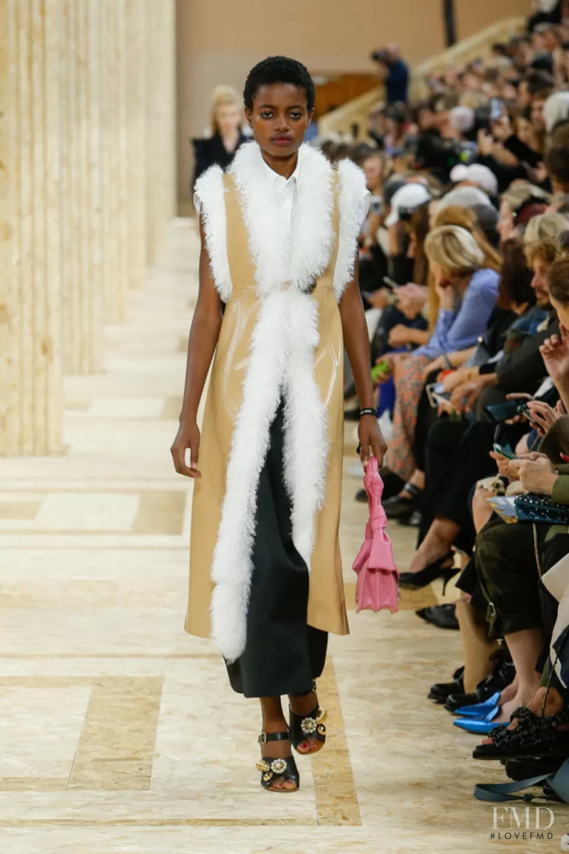 Elizabeth Ayodele featured in  the Miu Miu fashion show for Spring/Summer 2020