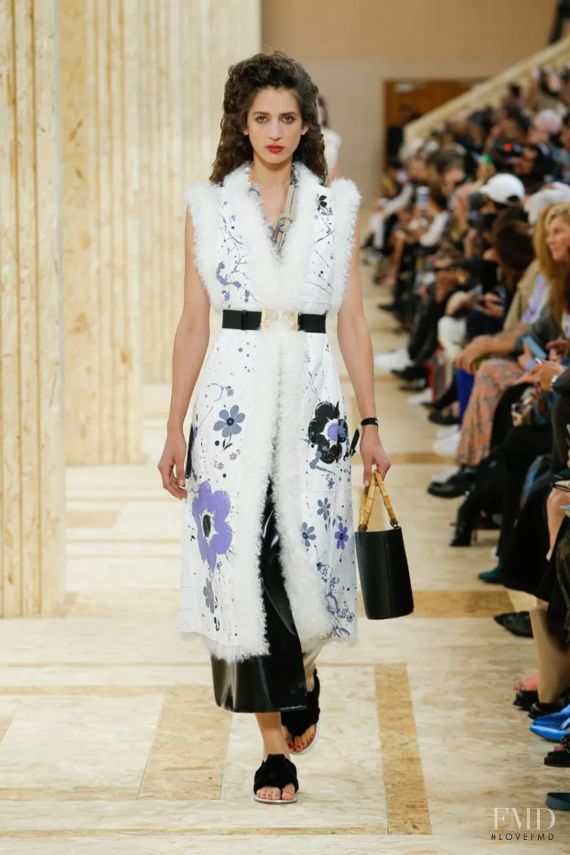 Rachel Marx featured in  the Miu Miu fashion show for Spring/Summer 2020