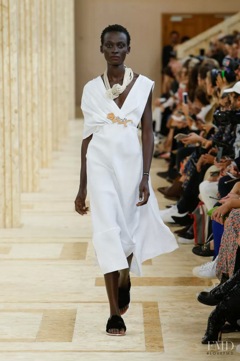 Aliet Sarah Isaiah featured in  the Miu Miu fashion show for Spring/Summer 2020