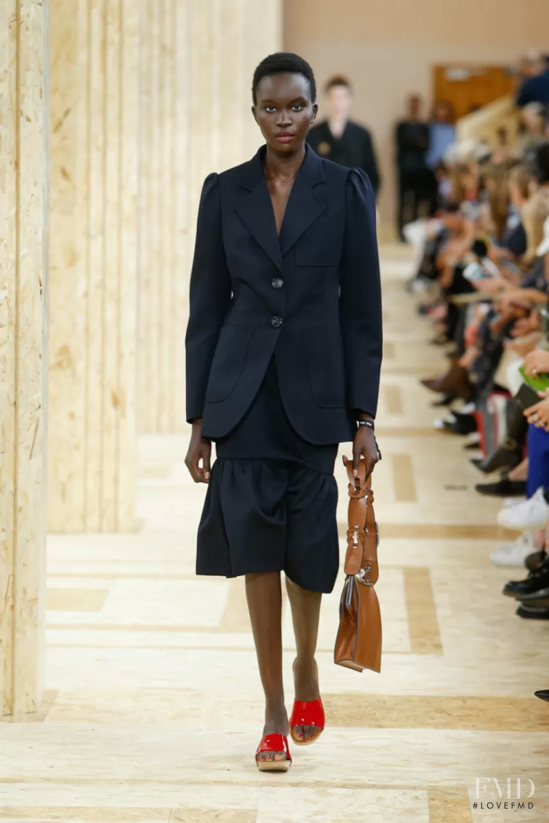 Achenrin Madit featured in  the Miu Miu fashion show for Spring/Summer 2020