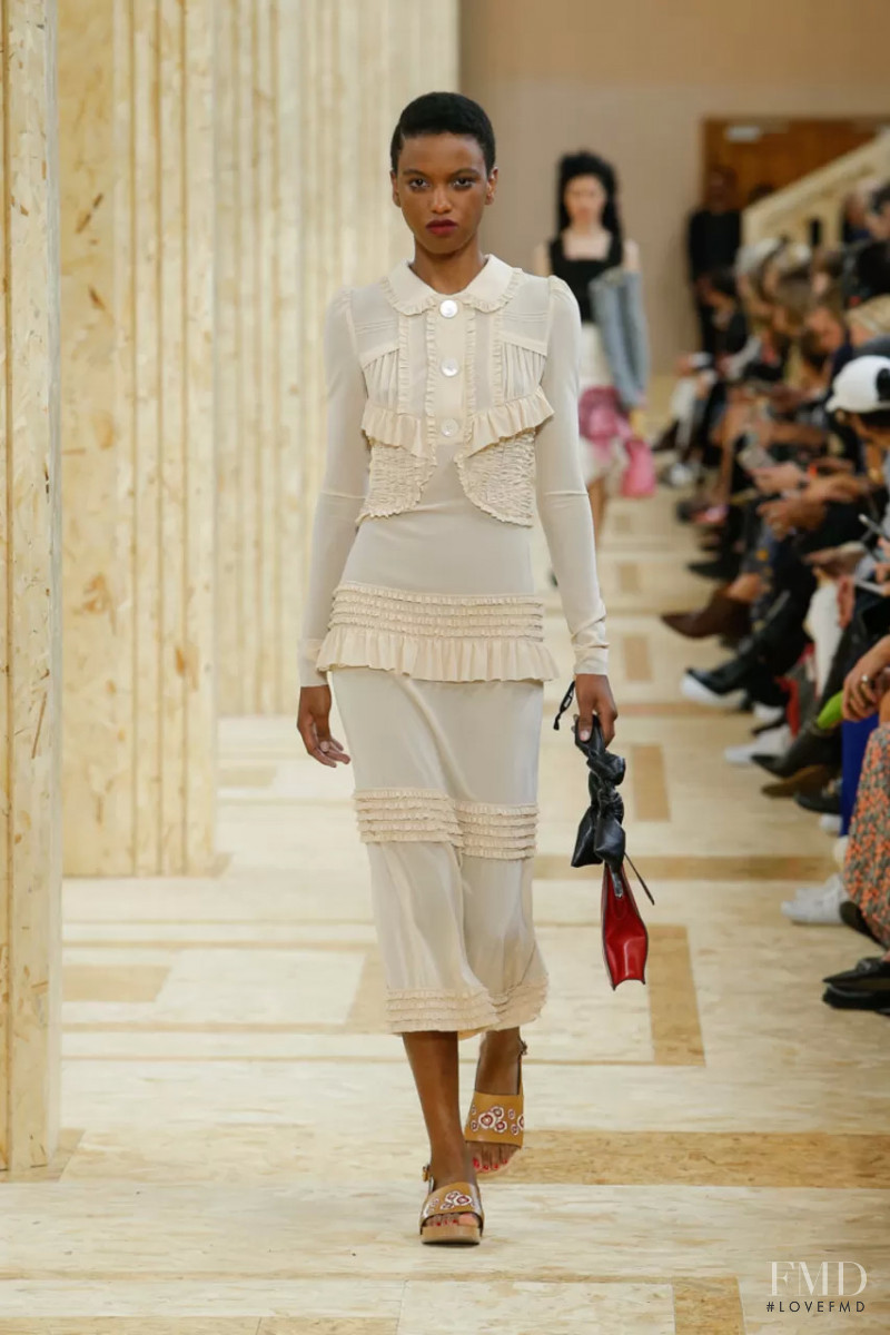 Ana Barbosa featured in  the Miu Miu fashion show for Spring/Summer 2020