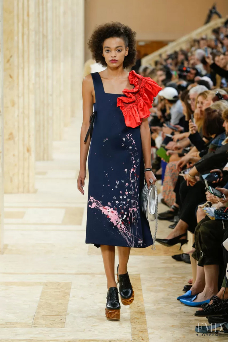 Alexis Sundman featured in  the Miu Miu fashion show for Spring/Summer 2020