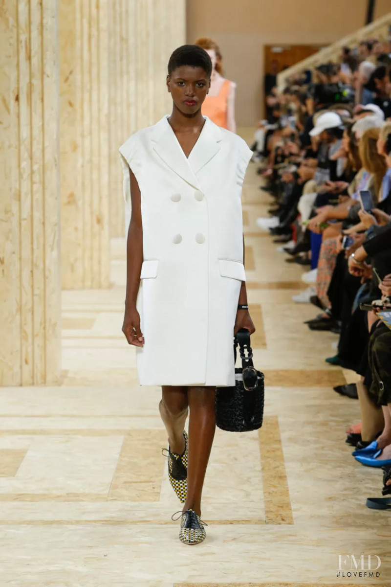 Yorgelis Marte featured in  the Miu Miu fashion show for Spring/Summer 2020