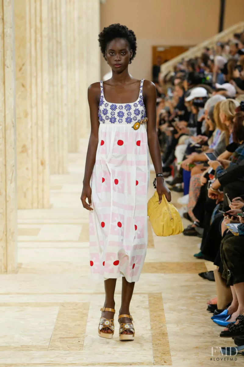 Tomiwa Mareyann featured in  the Miu Miu fashion show for Spring/Summer 2020