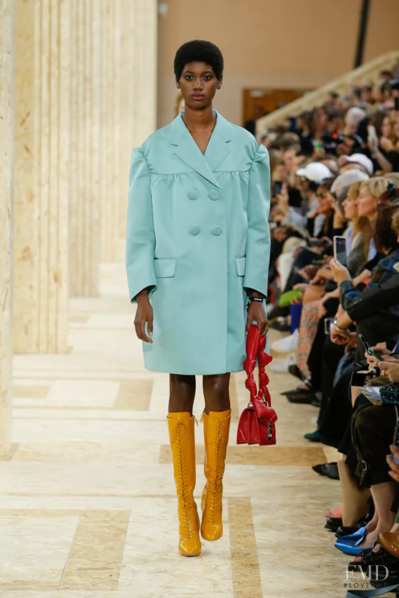 Jenniffer Concepcion featured in  the Miu Miu fashion show for Spring/Summer 2020