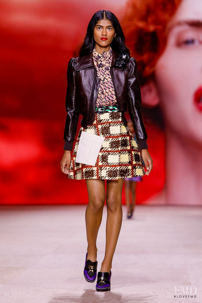 Ashley Radjarame featured in  the Louis Vuitton fashion show for Spring/Summer 2020