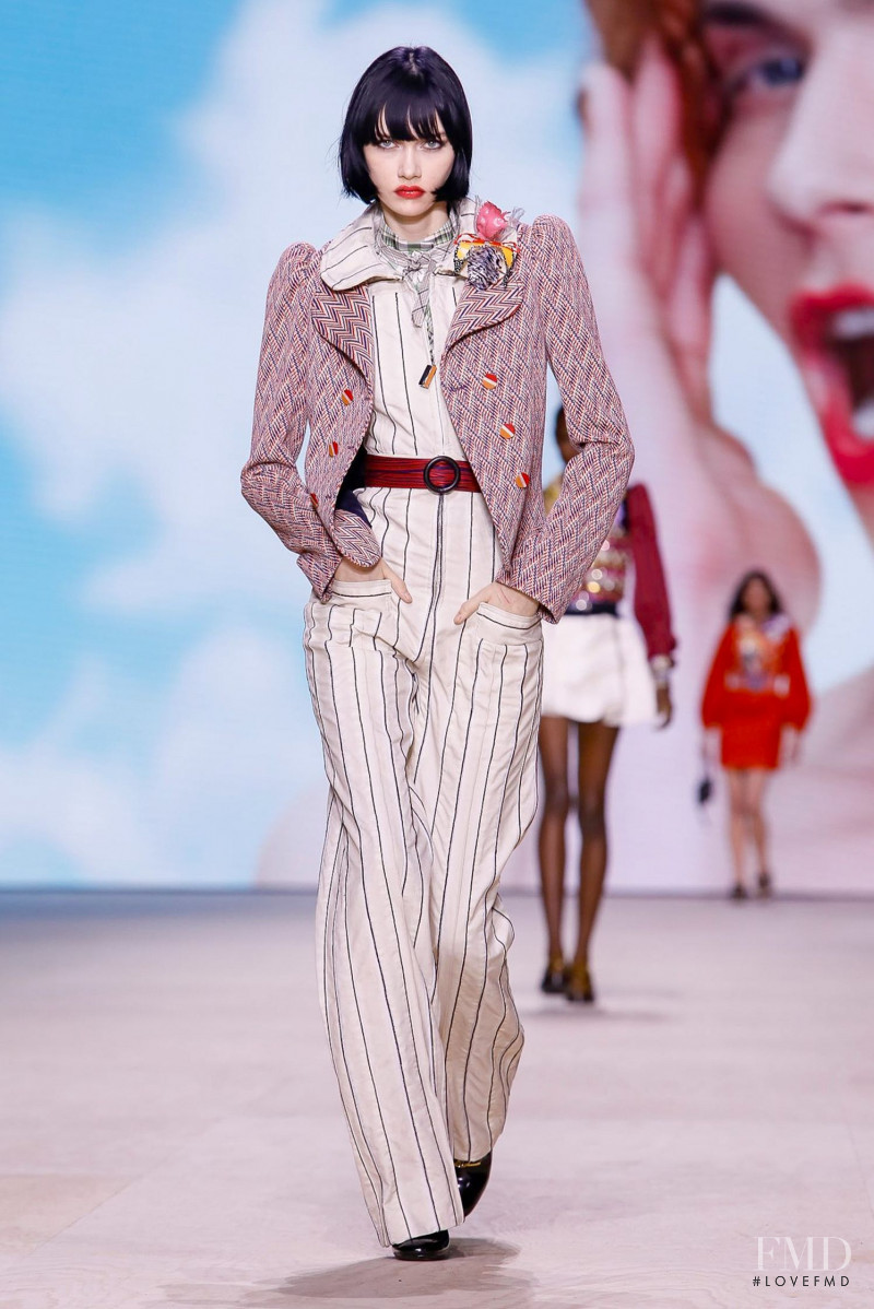 Sofia Steinberg featured in  the Louis Vuitton fashion show for Spring/Summer 2020