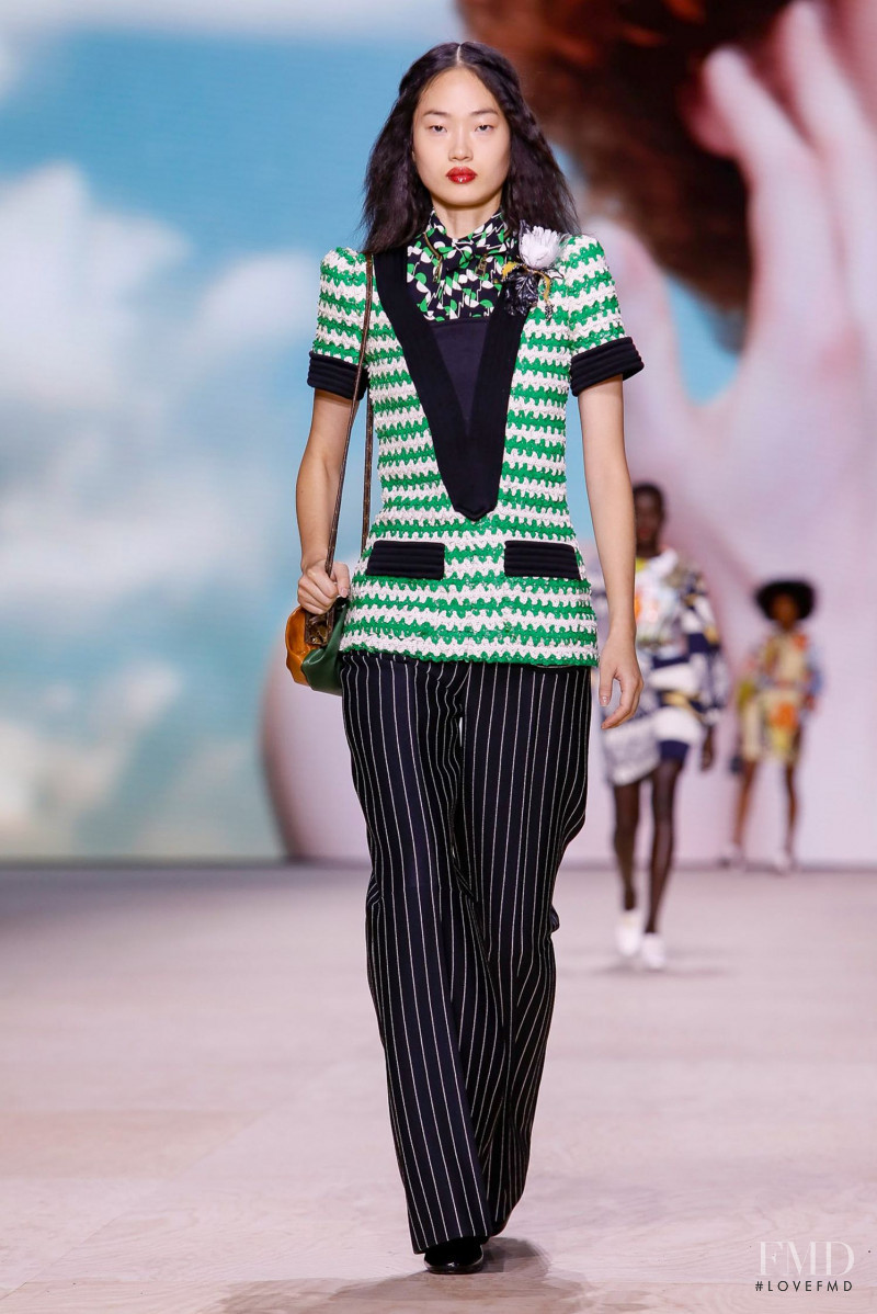 Hyun Ji Shin featured in  the Louis Vuitton fashion show for Spring/Summer 2020