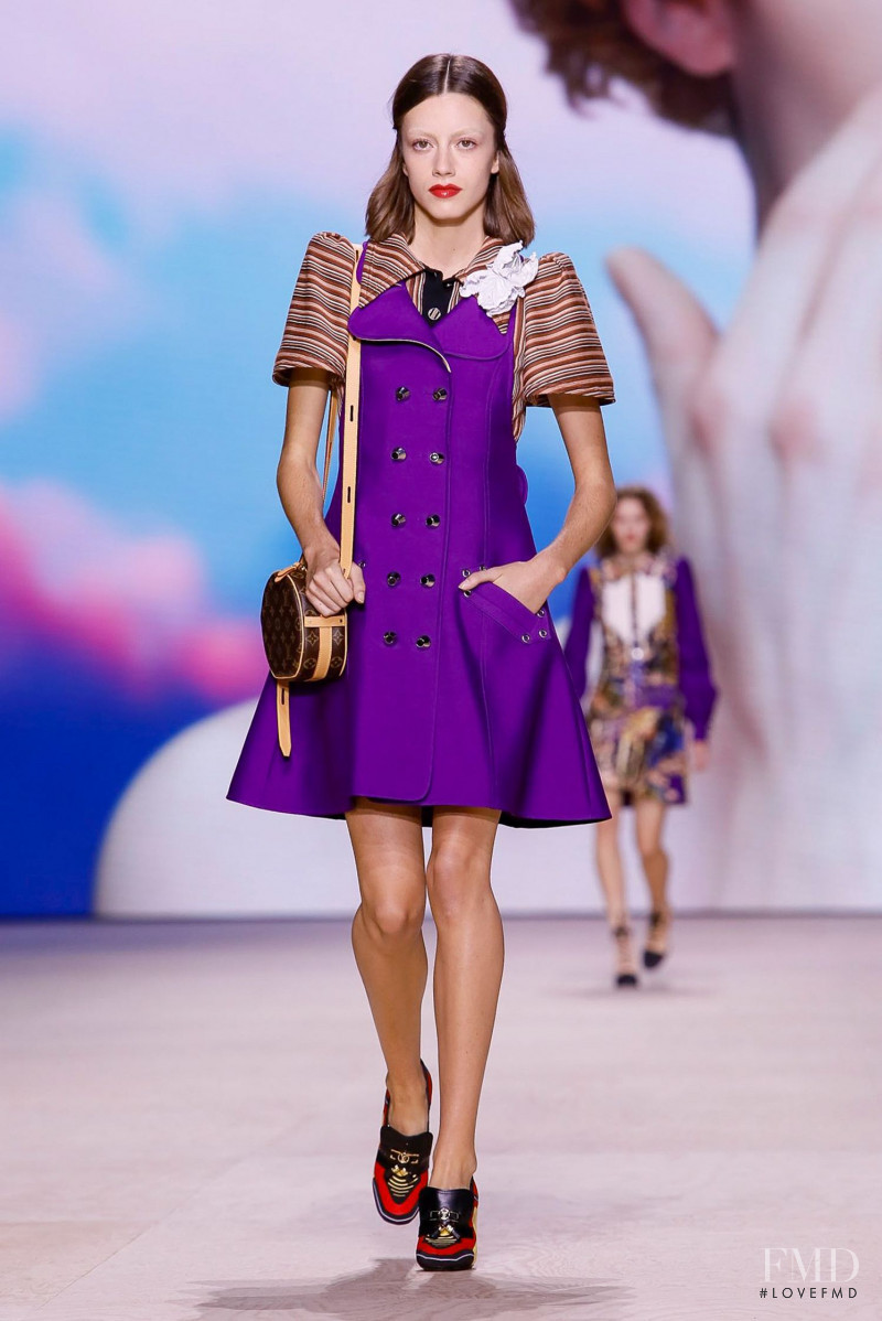 Clea Beuret featured in  the Louis Vuitton fashion show for Spring/Summer 2020