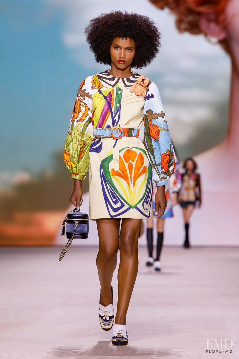 Ambar Cristal Zarzuela featured in  the Louis Vuitton fashion show for Spring/Summer 2020