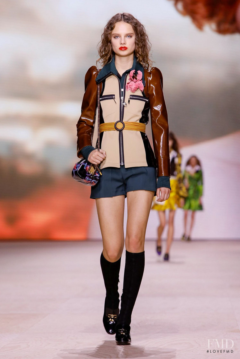 Giselle Norman featured in  the Louis Vuitton fashion show for Spring/Summer 2020