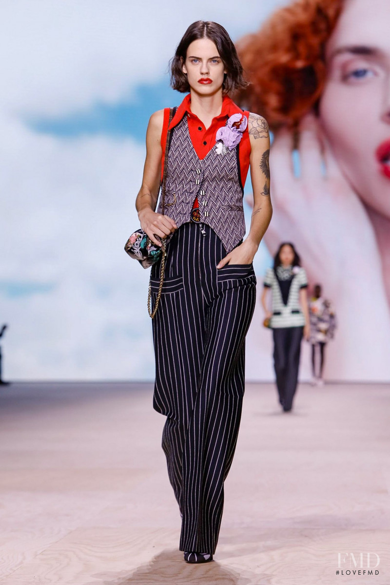 Miriam Sanchez featured in  the Louis Vuitton fashion show for Spring/Summer 2020