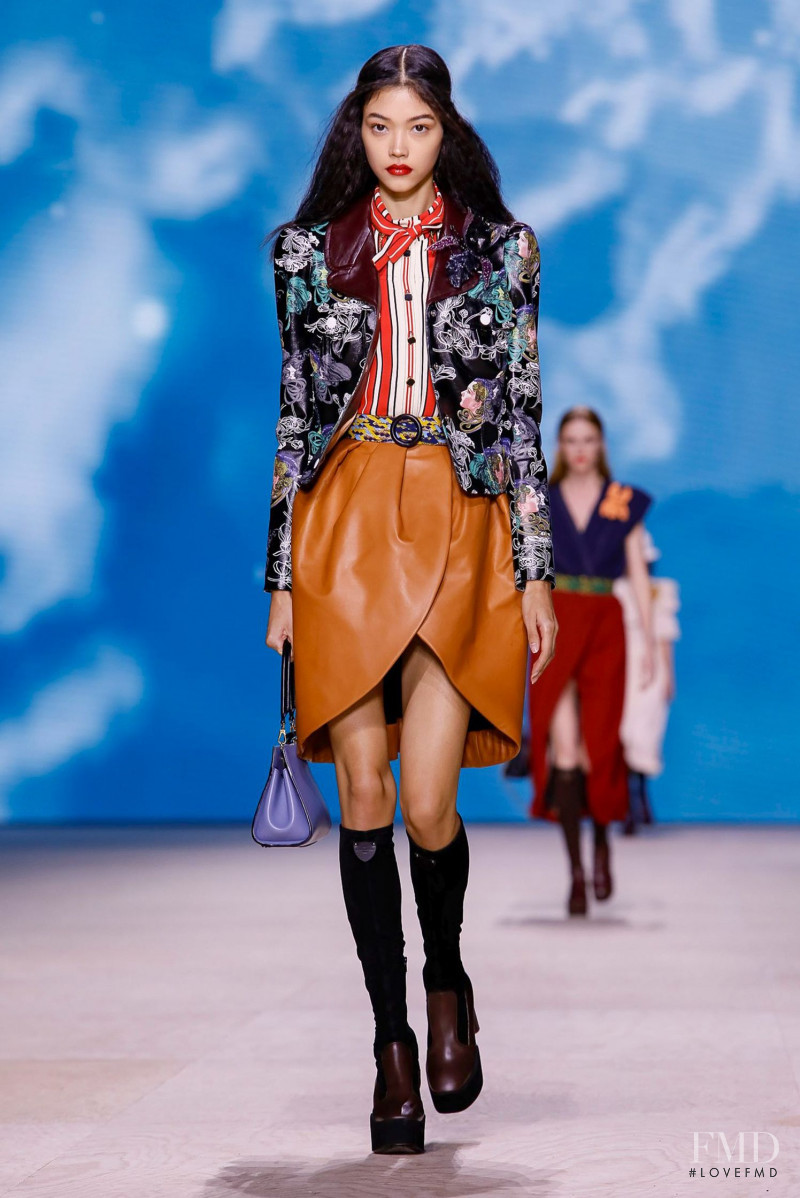 Mika Schneider featured in  the Louis Vuitton fashion show for Spring/Summer 2020