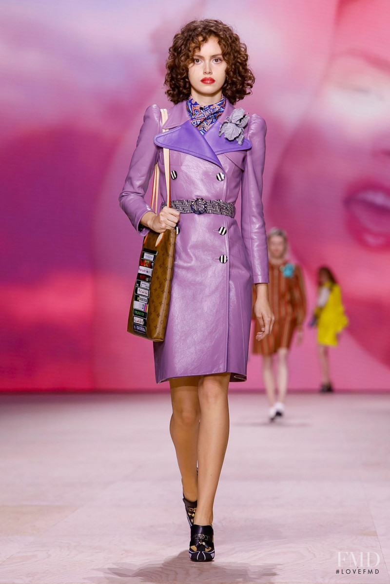 Caroline Reuter featured in  the Louis Vuitton fashion show for Spring/Summer 2020
