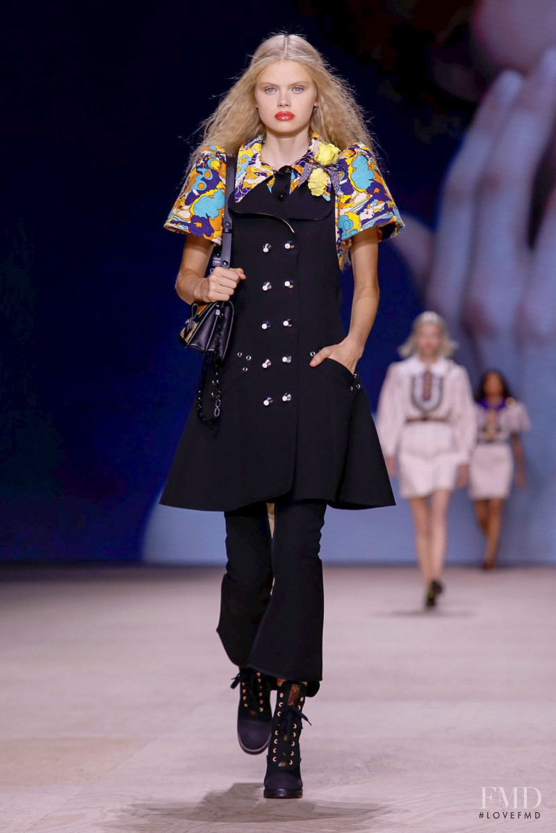 Evie Harris featured in  the Louis Vuitton fashion show for Spring/Summer 2020