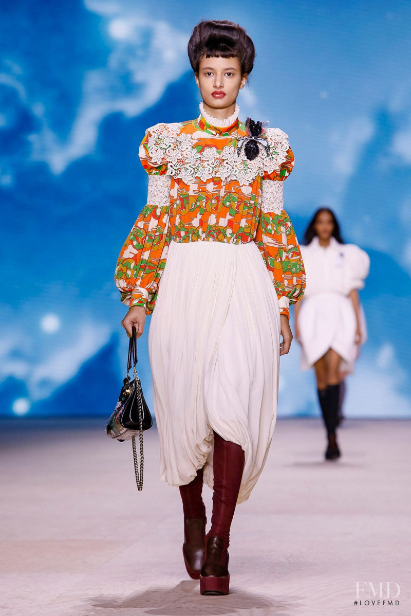 Oudey Egone featured in  the Louis Vuitton fashion show for Spring/Summer 2020