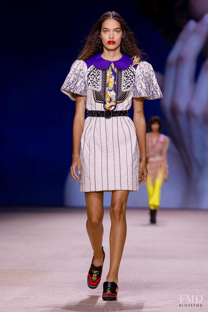 Grace Valentine featured in  the Louis Vuitton fashion show for Spring/Summer 2020