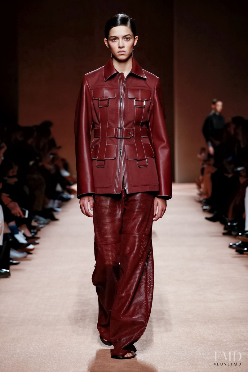 Maria Miguel featured in  the Hermès fashion show for Spring/Summer 2020
