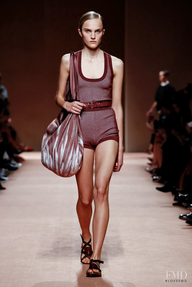 Josefine Lynderup featured in  the Hermès fashion show for Spring/Summer 2020