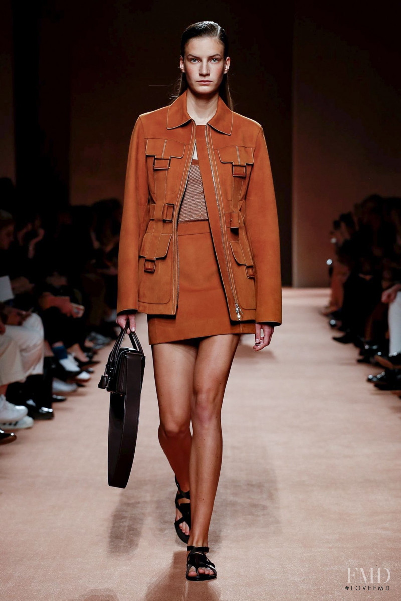 Alise Daugale featured in  the Hermès fashion show for Spring/Summer 2020