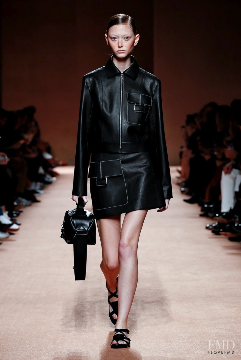 Sara Grace Wallerstedt featured in  the Hermès fashion show for Spring/Summer 2020